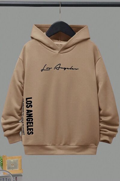 uyguntarz Los Angles bedrucktes Sweatshirt für Jungen und Mädchen mit bequeme...