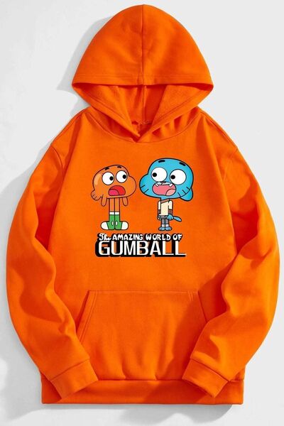 uyguntarz Unisex Gumball Printed Sweatshirt