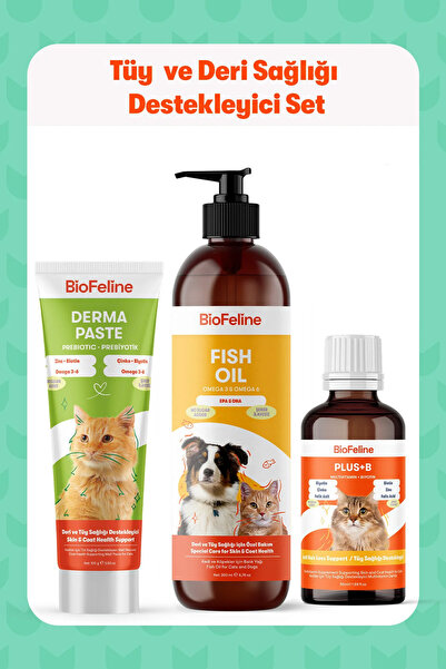 BioFeline Tüy Dökülme Engelleyici, Deri Ve Tüy Sağlığı Destekleyici Omega Bio...