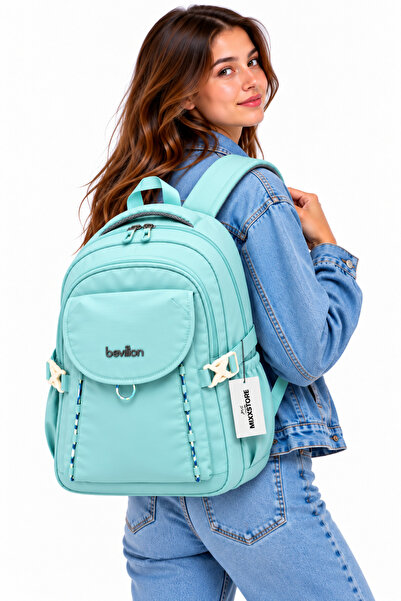ms mixxstore Luxury Unisex Water-Resistant Fabric Daily Travel and Backpack /...