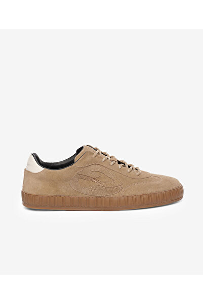 Greyder Erkek Vizon Hakiki Deri Sneaker Ayakkabı 5K1SA18485