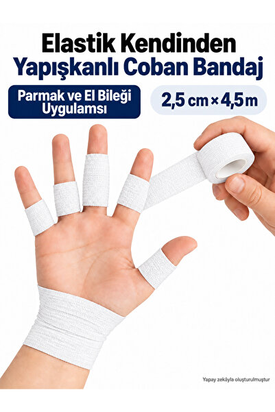 Octacare Elastic Self-Adhesive Coban Bandage Adhesive Coban 2.5 cm X 4.5 Mete...