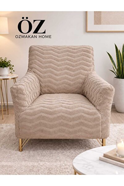 ÖZMAKAN Armchair Cover, Chair Cover 1 Piece Wellsoft Fabric