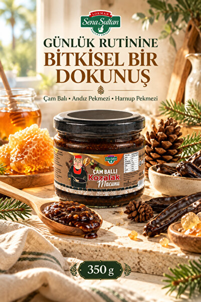 Lokman Sena Sultan Çam Ballı Kozalak Macunu 350 Gr | Çam Kozalağı ve Çam Balı...
