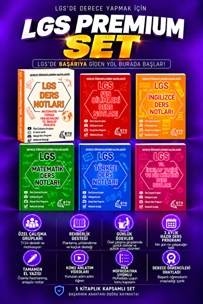 BTH Yayınları LGS Premium Set 2027