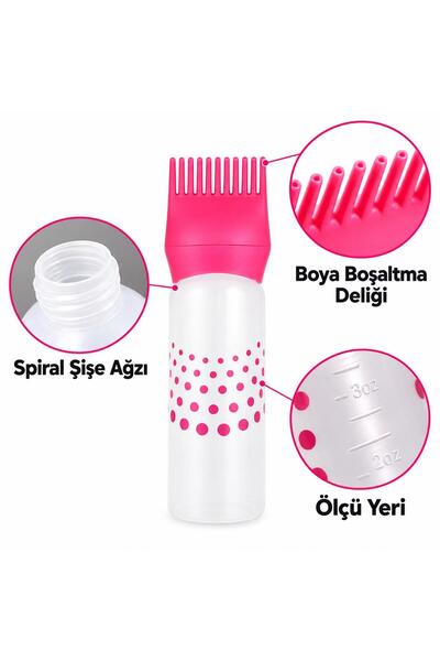 jetfast Hair Coloring Bottle with Comb Hair Coloring Bottle with Comb Hair Coloring Brush Shampoo Keratin Hair Straightener