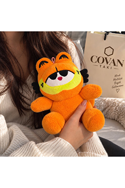 Genel Markalar 🧡 COVAN TAKI Garfield Turuncu Peluş Oyuncak – Sevimli Gözlükl...
