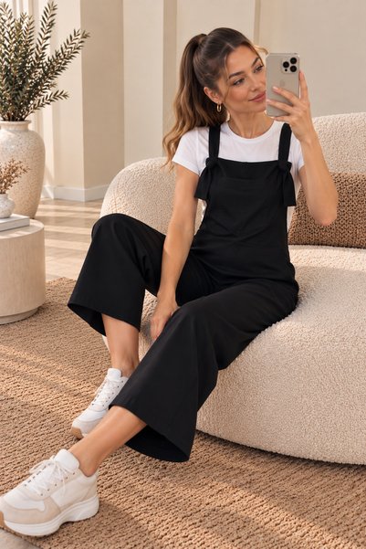 Palena Plnl6105 - Siyah Kadın Salopet