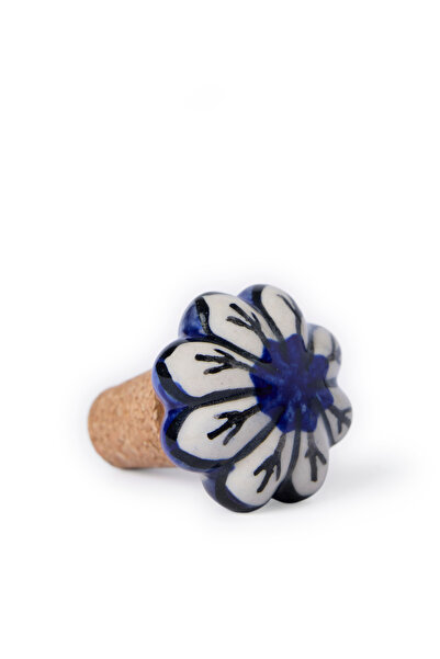 Yargıcı Çiçek Desenli Şişe Tıpası(5 Cm)