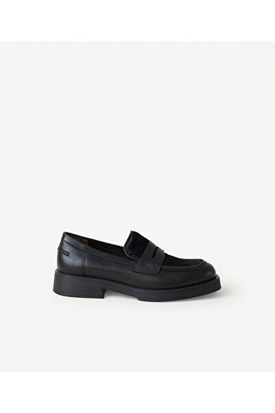 Yargıcı Tay Tüylü Deri Loafer