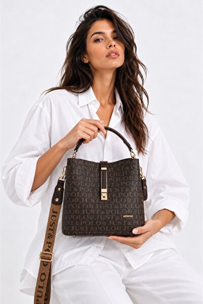 Just Polo Embossed Women's Hand and Shoulder Bag