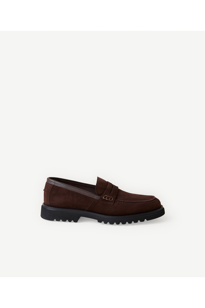Yargıcı Süet Klasik Loafer