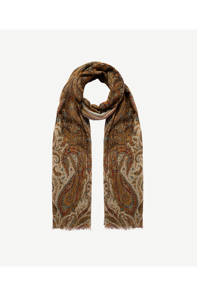 Yargıcı Μάλλινο σάλι με σχέδιο Paisley