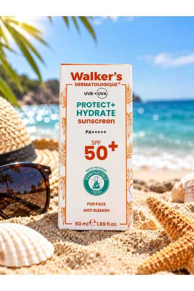 Walkers Spf50+ Anti-Blemish Very High Protection Facial Sunscreen - Anti-Aging (2 Pack)