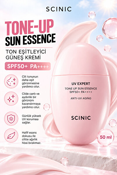 SCINIC UV Expert Tone-Up Sun Esans Ton Eşitleyici Canlılık Veren SPF50+ PA+++...