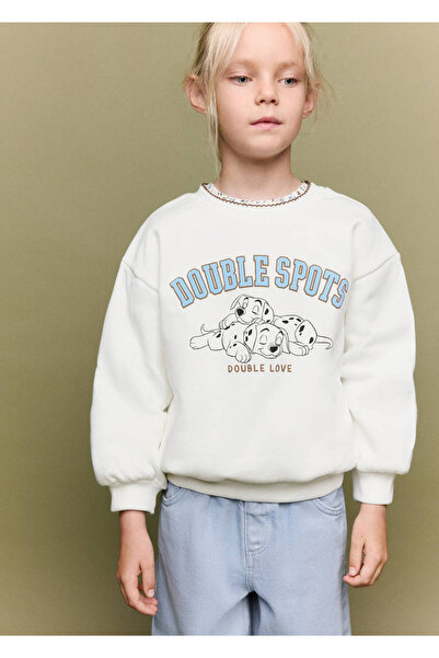 MANGO Baby Desenli pamuklu sweatshirt