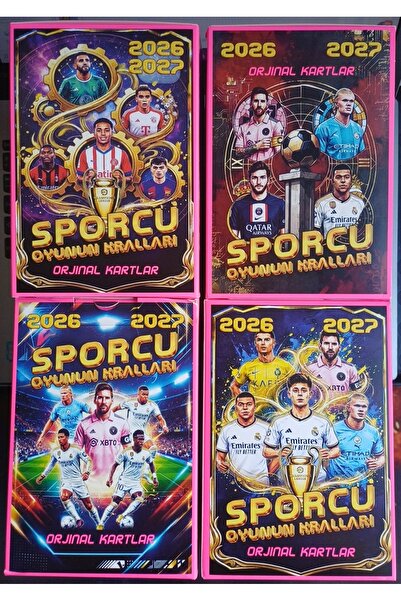 OYUNCAKSAHİLİ Futbolcu 400 Adet Oyun Kartları Süper Şampiyonlar Lig Dünya Yıl...