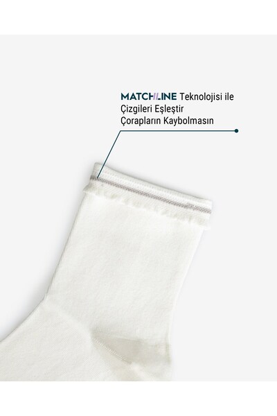 Bolero Women's Premium Stitch-Free Bamboo Socks Ecru