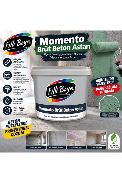 Filli Boya Momento Brüt Beton Astarı 12 Kg