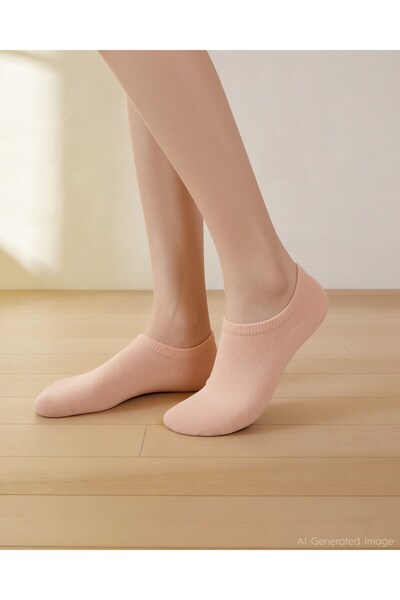 Bolero Women's Seamless Modal Invisible Socks Yavruağzı