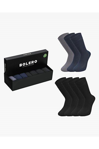 Bolero Men's Premium Stitch-Free 7-Piece Bamboo Socks