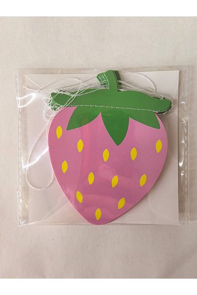 Choice Pink 2.5M（15PCS）Red/Pink Strawberry Banners Berry First Birthday Showe...