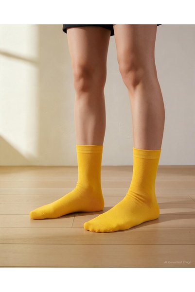 Bolero Women's Stitch-Free Bamboo Socks Mustard