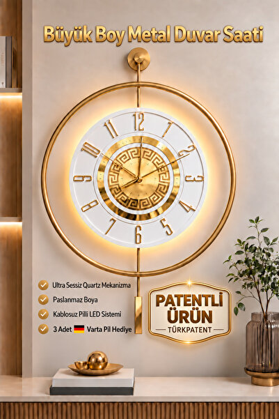 MetaQuartz Aksesuar Led’li Gold 7-24 Kristal - Büyük Boy (50X75CM) - (Quartz ...