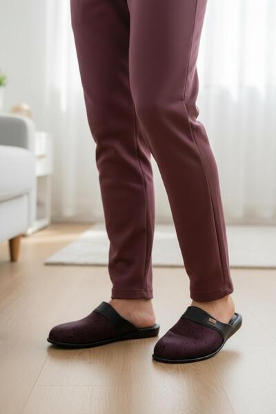 Ceyo 9823-2 Erkek Terlik Ayakkabı 01982.183bordo