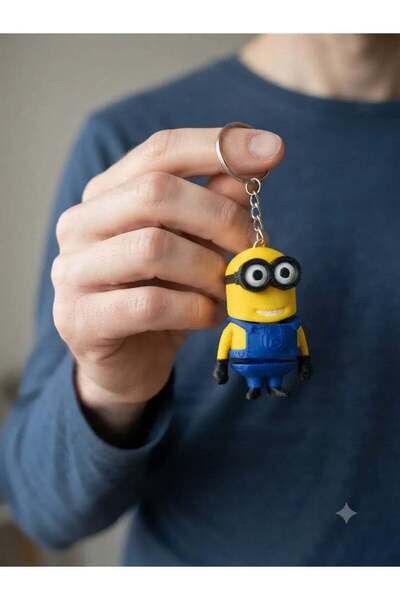 Sevimli Minyon Figürlü Anahtarlık - Charm (6.5 cm)