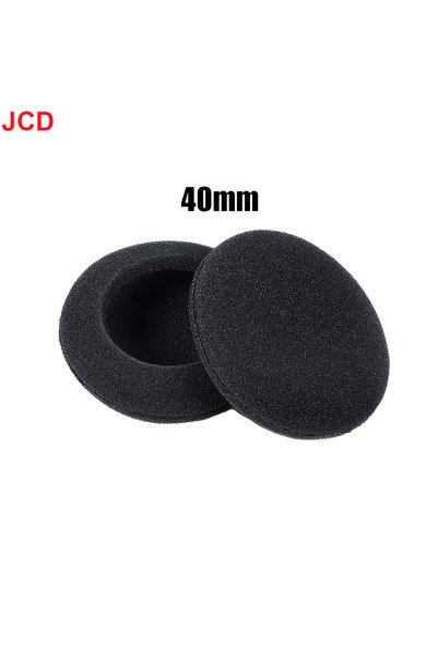 JCD 40mm 10pcs 10pc Thickened Foam Ear Pads For Headphones Sponge Replacement...