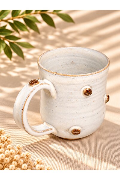 Ranowa Ceramic Coffee Bean Mug El Yapımı Stoneware Seramik Kupa – Kahve Tanes...