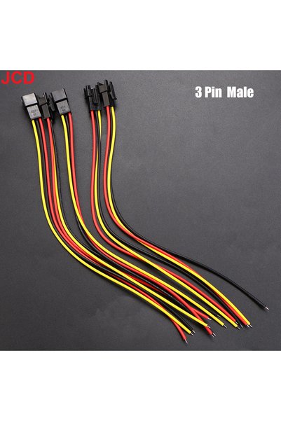 Choice9 3P Male 5pcs 2 3 4 5 6 Pin LED Strip JST SM Connector Male or Female ...