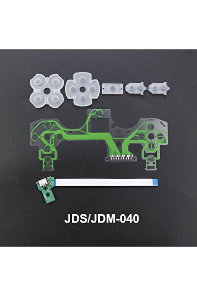 Choice 040 JCD For PS4 JDS 001 011 030 040 055 Conductive Rubber USB Charging...