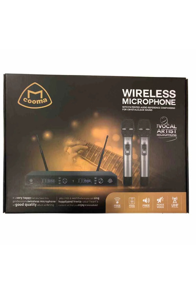 cooma B2787 UHF Telsiz Mikrofon - Çift El