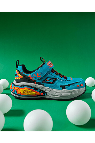 SKECHERS MEGACRAFT 4K Büyük Erkek Çocuk Mavi Spor Ayakkabı 402160L TQBK