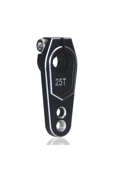 Choice SILVER 1pcs Metal 25t Servo Arm Steering Horn For 1/10 Rc Crawler Car ...