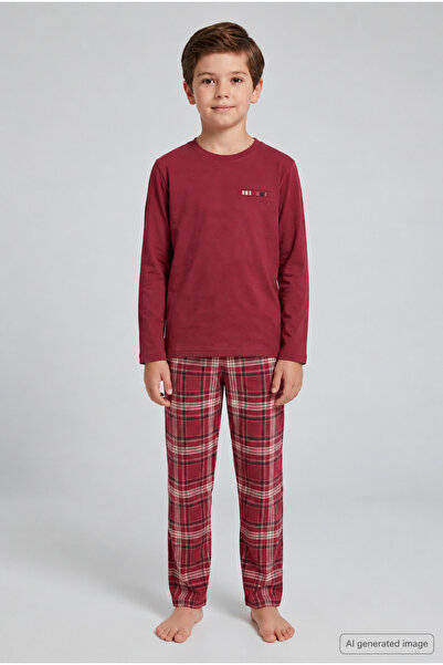 SEASOUL Erkek Çocuk Bambu Pijama Set