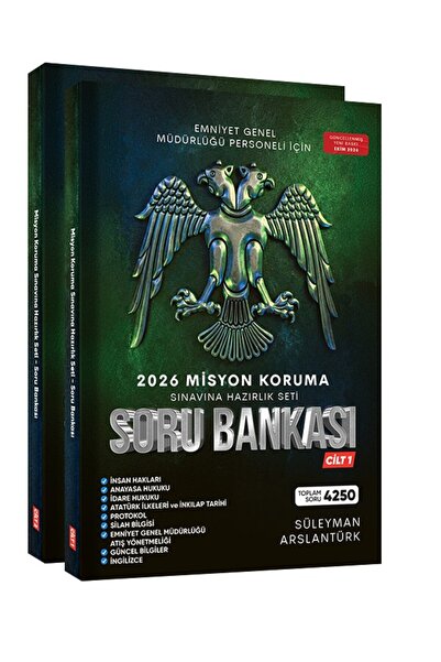 Yazarın Kendi Yayını Süleyman Arslantürk 2026 Misyon Koruma Sınavı Hazırlık S...