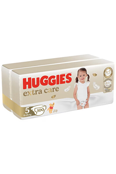 Huggies Pachet scutece Extra Care, mărimea 5 (11-25 kg), 100 buc