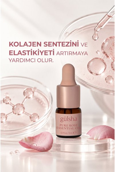 Gülsha 100% Pure Essential Rose Oil 3 ml