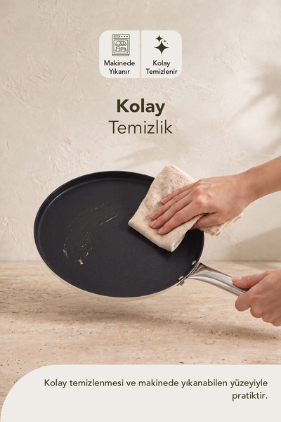 Gigilli Esperanza Titanium Crepe Pan 26 cm Cream