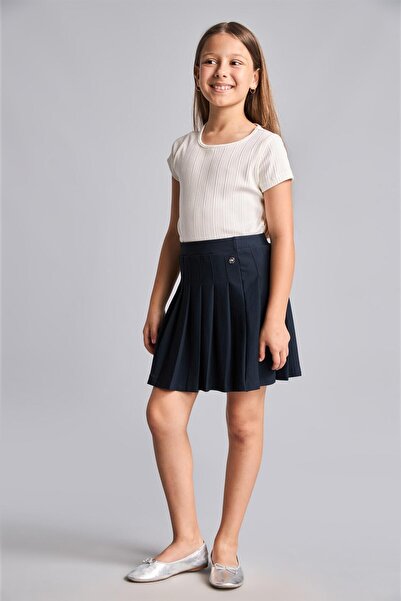 DeFacto Pleated Lavicert Mini Skirt for Girls H9067A826Au