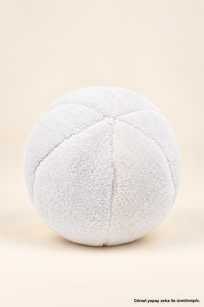 Pabtex Plush Ball Pillow - Round Decorative Pillow, Soft Plush Home Decor