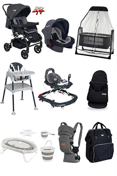 Calvin Baby 14 Parça Çeyiz Seti BebekArabası,Puset,Anakucağı,Yürüteç,Mamasand...