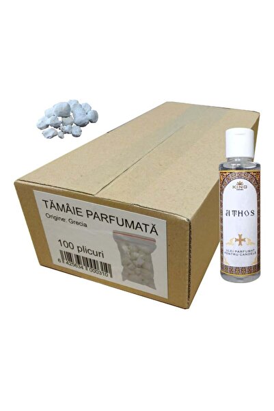 KingAroma Set 100 pliculete Tamaie parfumata si Ulei parfumat pt candela KING...