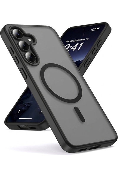 m.tk moveteck Samsung Galaxy A27 Uyumlu Kılıf Kamera Çıkıntılı Magsafe Şarj D...