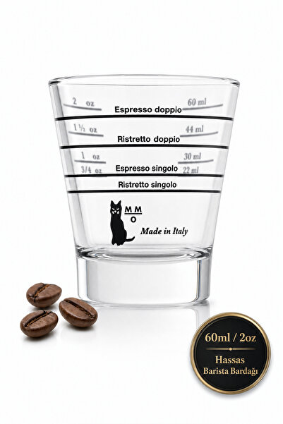 Epinox Motta Kahve Ölçü Bardağı 30/60ml
