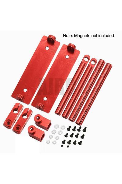 Choice Red 1 Set Alloy Magnetic Stealth Invisible Body Post Mount For 1:10 RC...