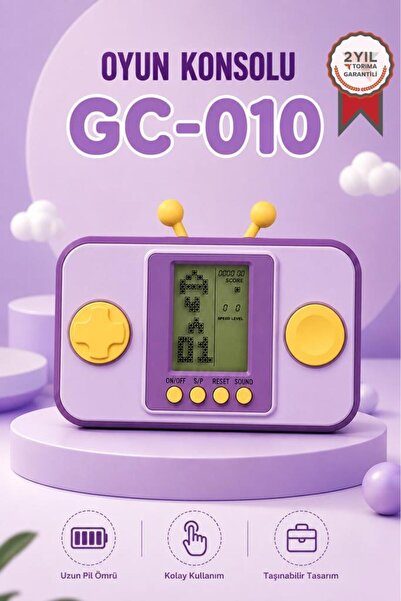 Torima GC-010 Mor El Atarisi Tetris Gameboy Joystick Oyun Kolu Atari